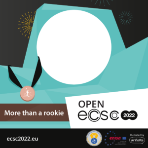 openECSC badge „More than a rookie“