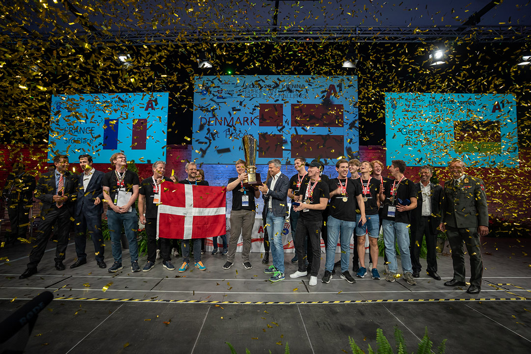 ECSC 2022 Winner Denmark ©CSA, David Bohmann