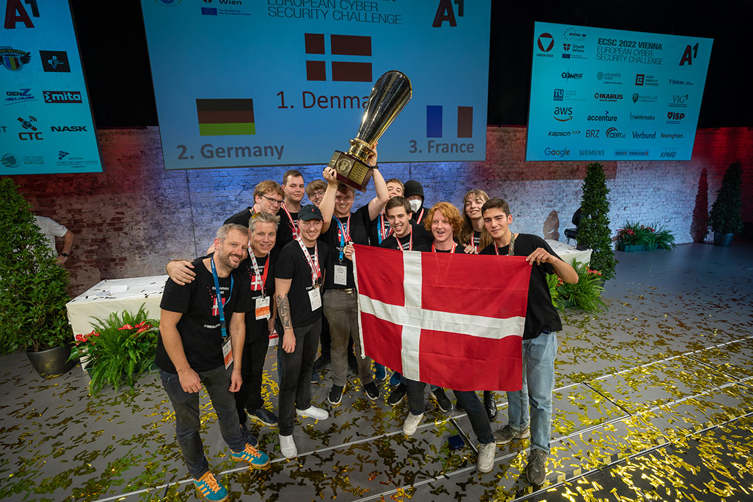 ECSC 2022 Winner Denmark ©CSA, David Bohmann